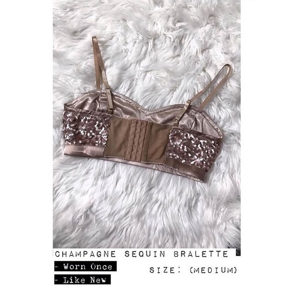 GUESS - SEQUIN BRALETTE - Picture 3 of 7